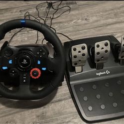 Logitech G29 Driving force Racing wheel for PlayStation/ PC