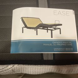 Adjustable bed base with mattress
