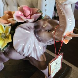 Rare Capodamonte  Elephant 