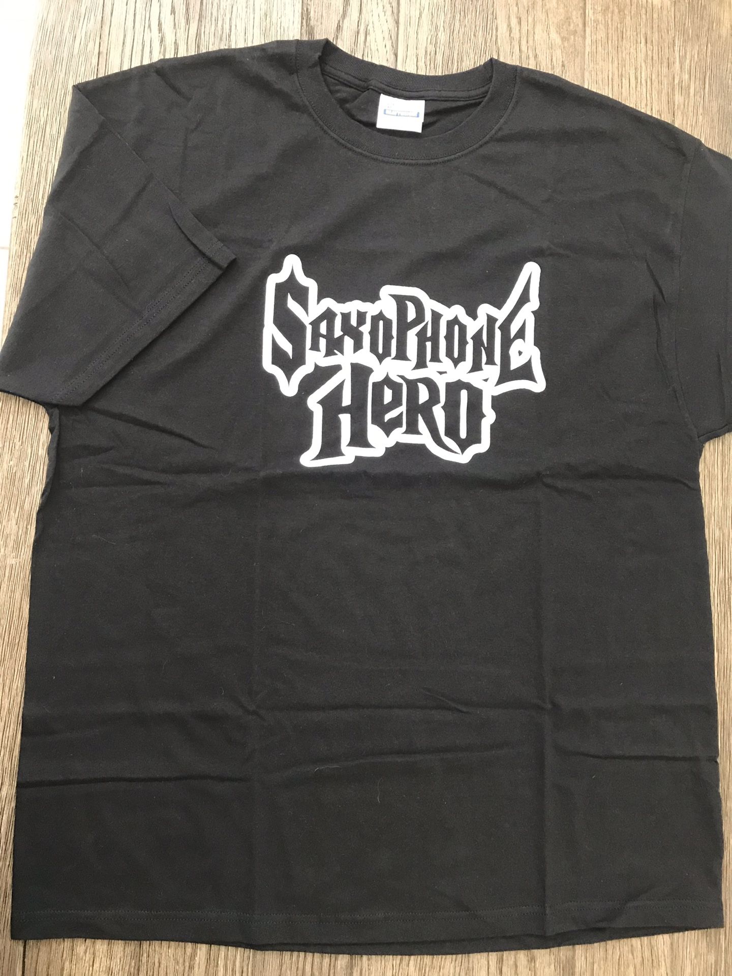 NEW Saxophone Hero T-Shirt Adult Sizes: XL-L-M-S