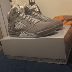 Jordan 5 Wolf Grey Size 10