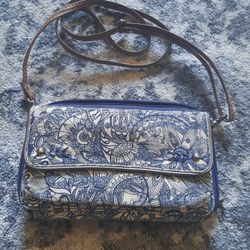 Sakroots "Luna"  Smartphone Wristlet/crossbody/wallet