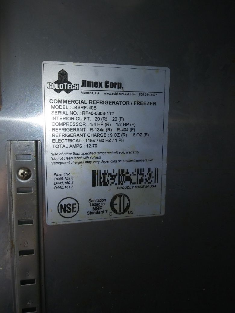 Coldtech Commercial Refrigerator/Freezer for Sale in Joint Base LewisMcChord, WA OfferUp