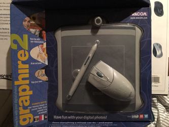 Wacom Graphire2 wireless mouse trackpad pen tablet