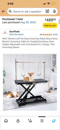 Grooming table