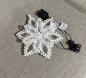 Star with White Light For Christmas Tree