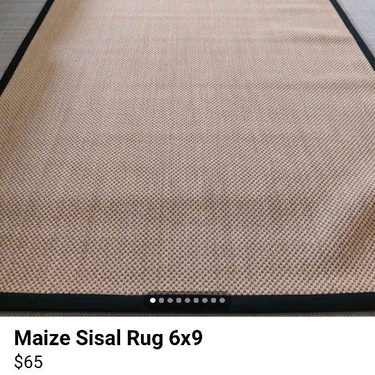 Maize Sisal Rug 6x9