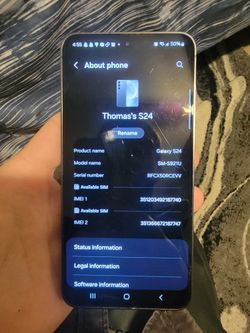 Galaxy S24 Tmobile Carrier W/ Case