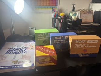 MCAT MEDSCHOOLBRO BOOK /FLASHCARDS