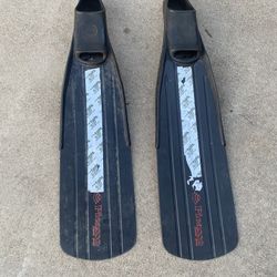 Picasso Super Long Spear Fishing Free Diving Fins Size 10.5 - 11.5 Men