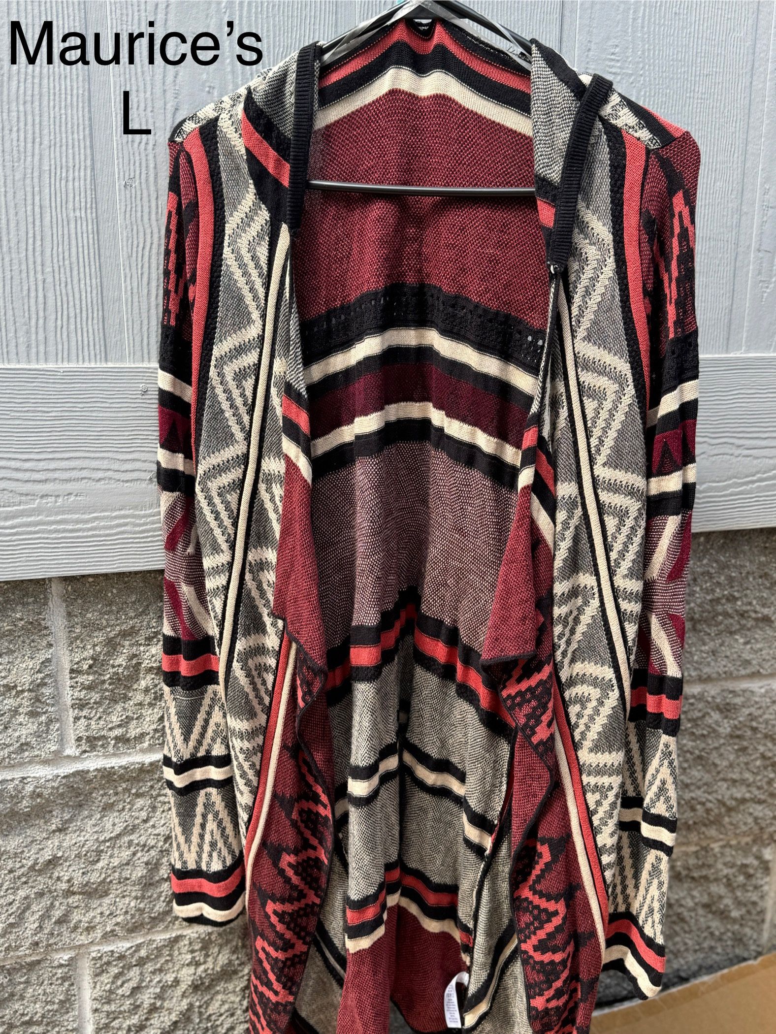 Maurice’s Patterned Cardigan With Good