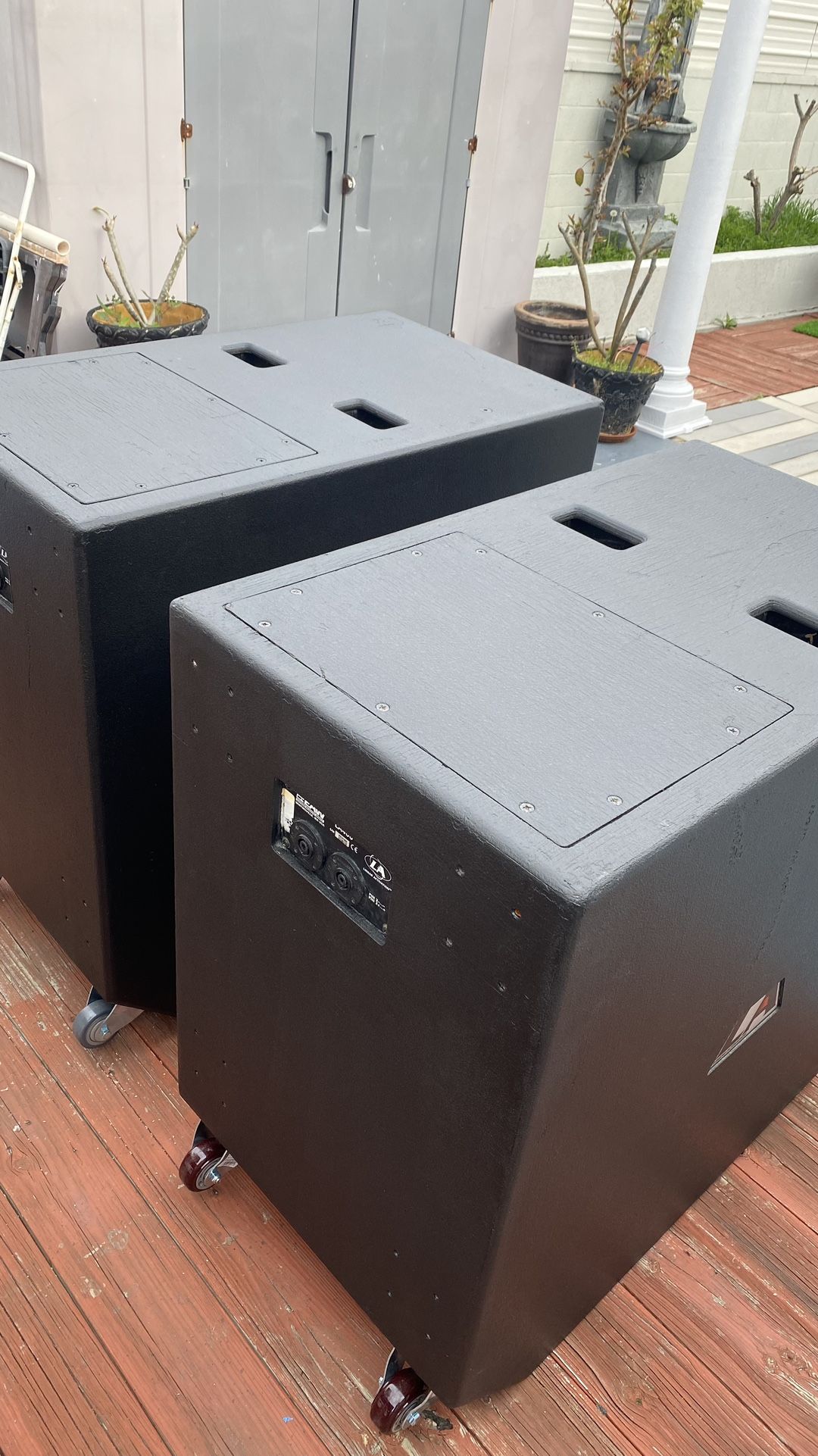 EAW LA400 Folded Horn Subwoofers Passive Speakers DJ Equipments 350