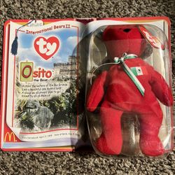 2000 Osito The Bear McDonald’s Teenie Beanie Babies