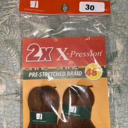 Pre Stretched Braid 48 Inches X-pression