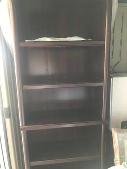 Dark bookshelf