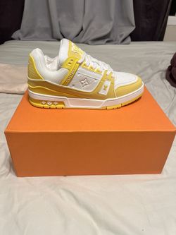 Yellow LV Trainers Size 10.5