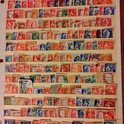 France French Vintage Stamps