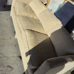 Beige color sofa 