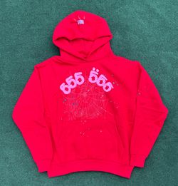 Red Sp5der hoodie medium