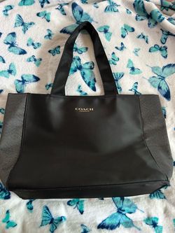 Coach Fragrance Black Tote Bag