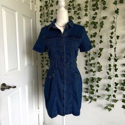 Haute Monde Dark Blue Mini Dress