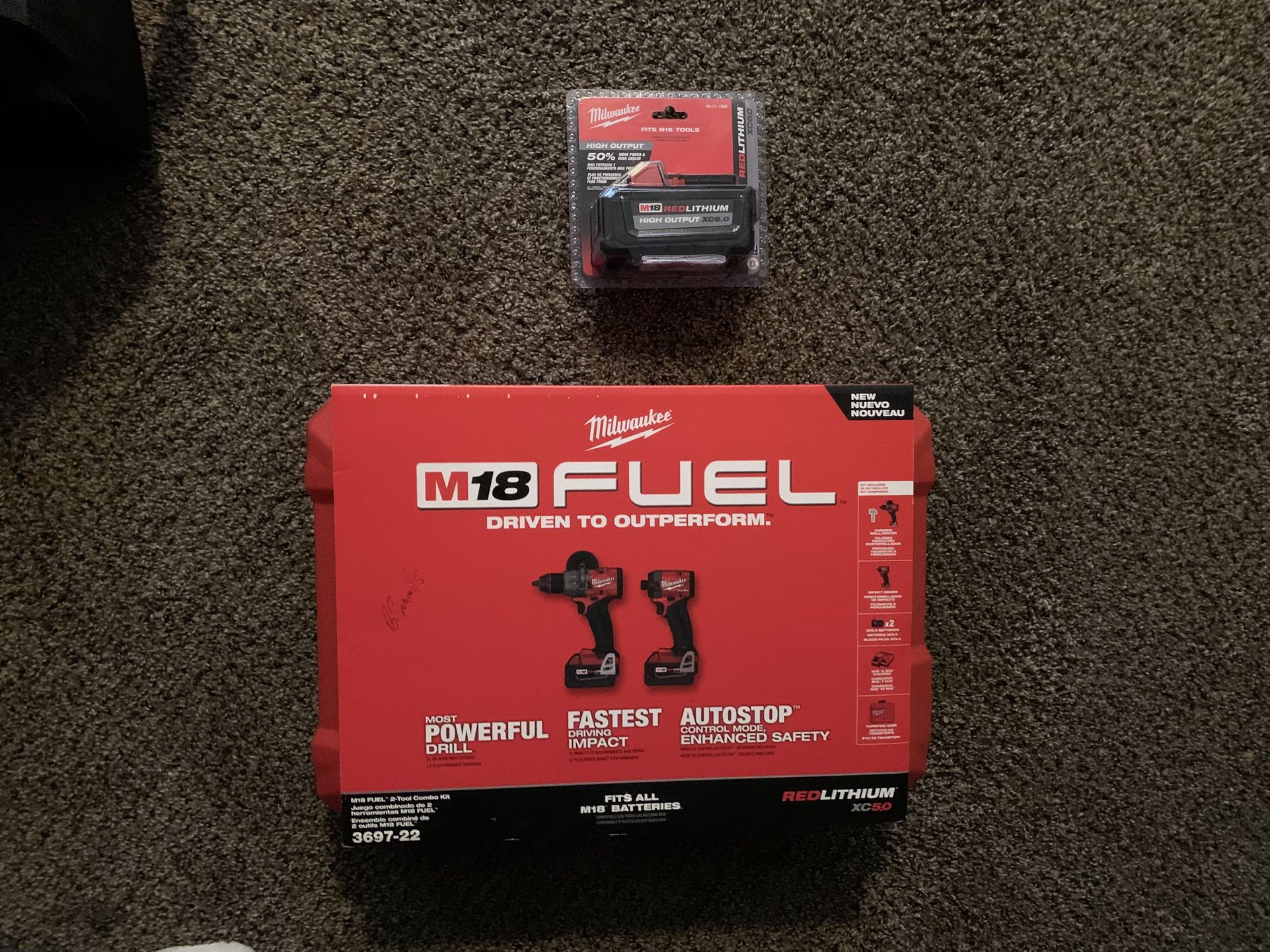 Milwaukee M18 1/2” Drill & 1/4” Impact