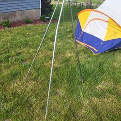 Campfire Tripod for cauldron, aluminum lightweight