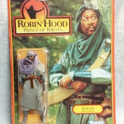 ROBIN HOOD PRINCE OF THIEVES AZEEM W/ SCIMITAR ACTION FIGURE 1991