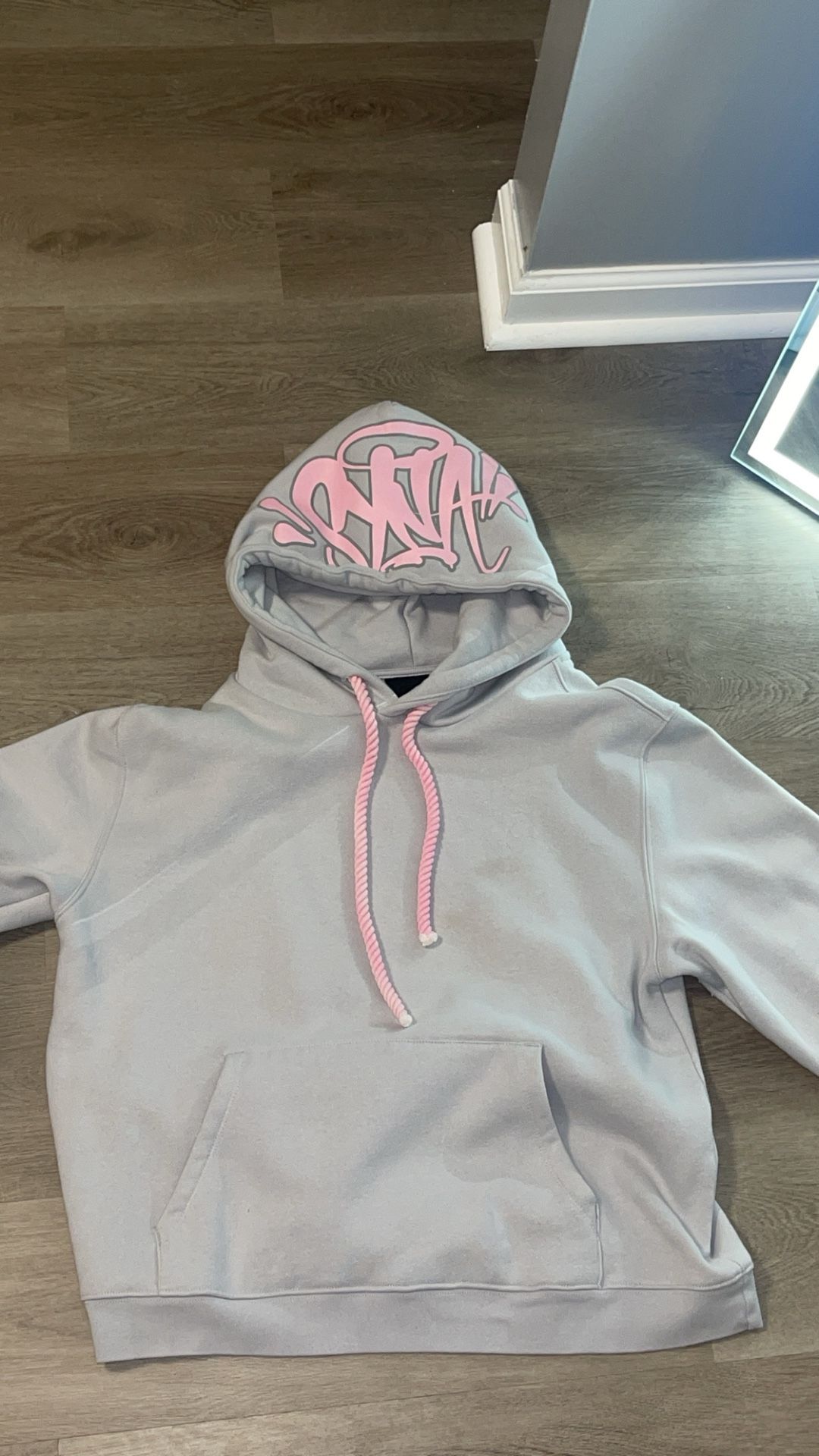 Syna word Grey & Pink XL Tracksuit 