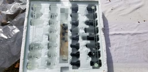 glass chess set