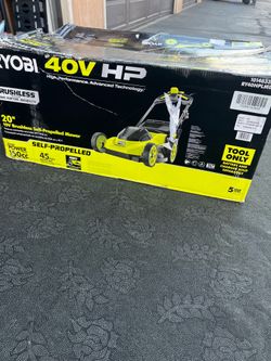 Ryobi 40V HP Brushless 20" Self-Propelled Mower