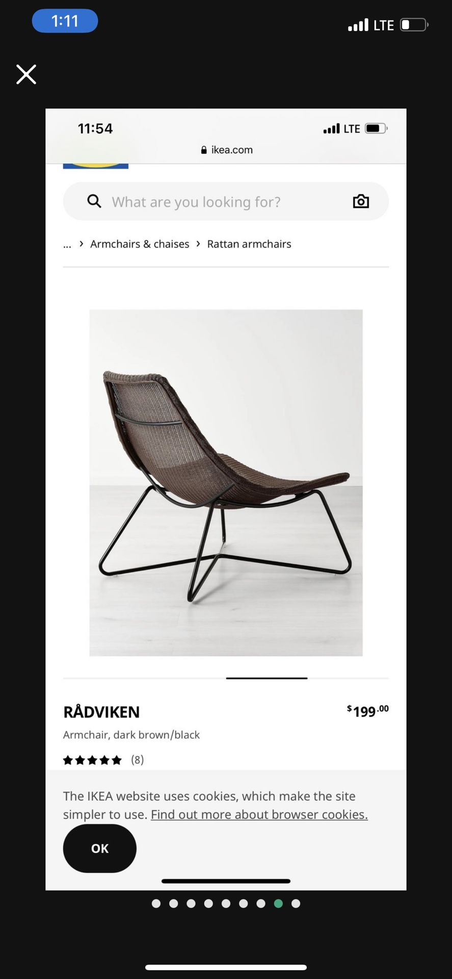 IKEA CHAIR RÅDVIKEN | Arm Chair | Lounge Chair for Sale in Burbank