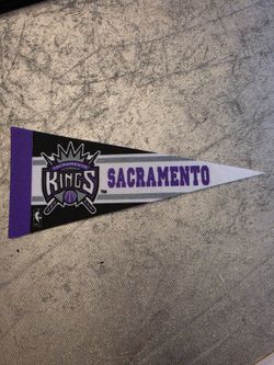 Sacramento Kings Mini Pennant 4”x9" Wall Flag NBA Basketball - New
