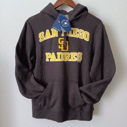 Size Small Padres Fanatics Men's Brown Hoodie