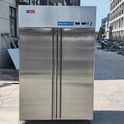 48” Double Door Stainless Steel Freezer 