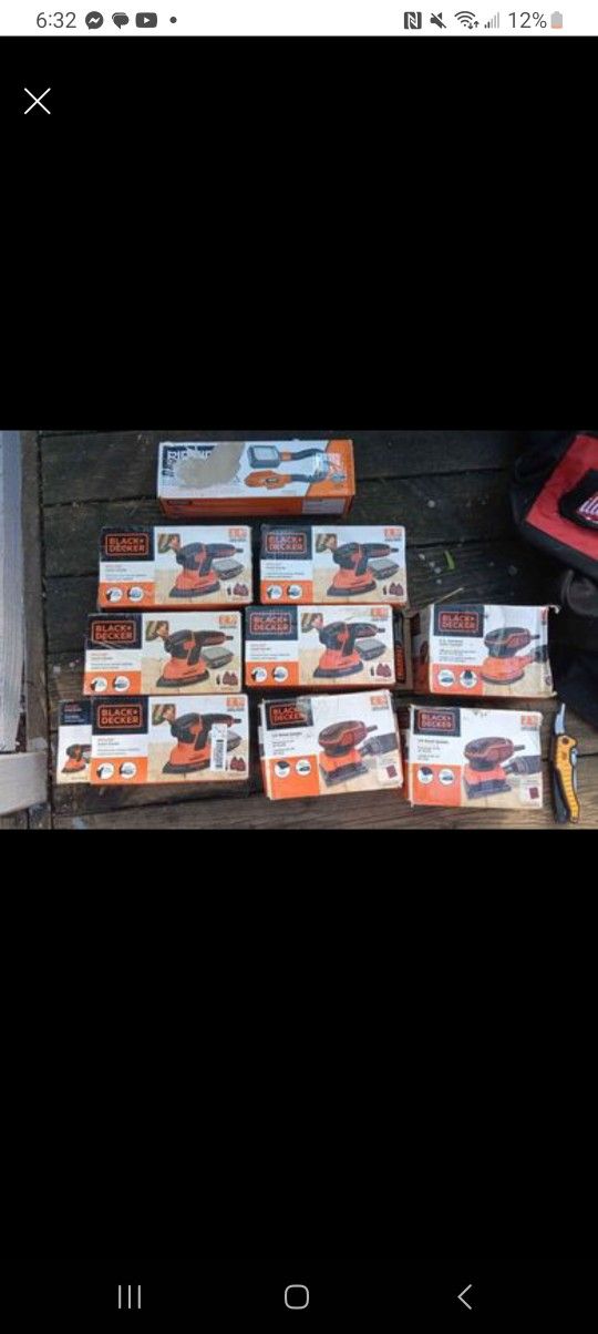 Black And Decker Sanders