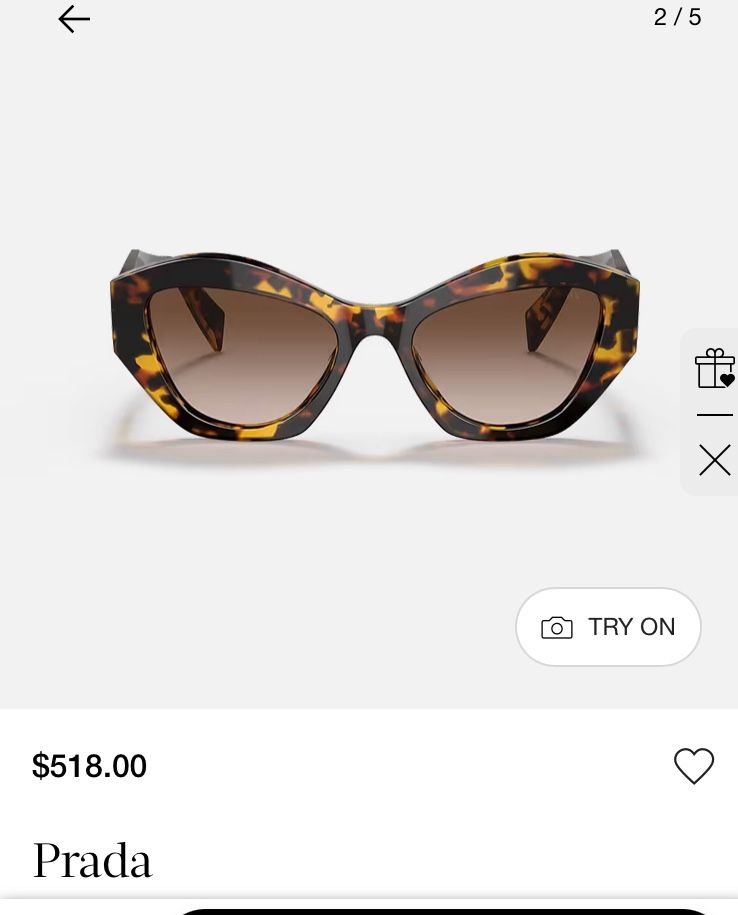 PRADA SUNGLASSES NWT