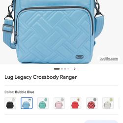 Lug Ranger Crossbody bag ( Bubble Blue 💙)