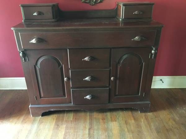 Antique Buffet Table