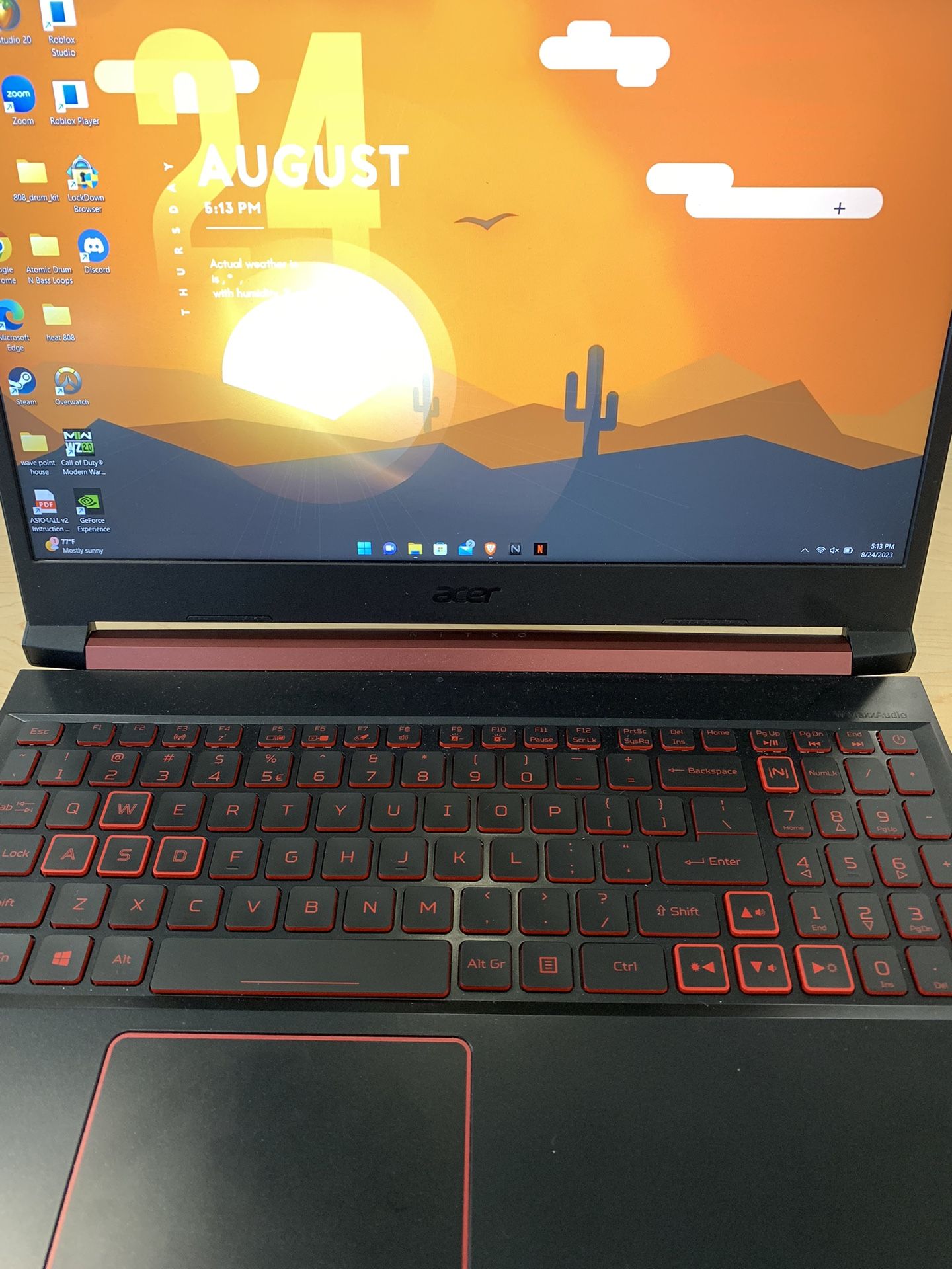 Acer nitro 5 Gaming Laptop