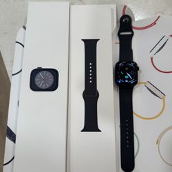 Apple Watch Series 8 45mm GPS Midnight Good Condition 