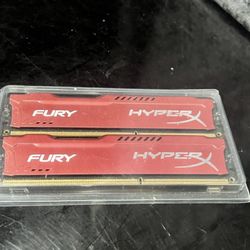KINGSTON FURY HYPER X 8GB (2X4GB) DDR3 1866MHz PC3-14900 1.5V HX318C10FRK2/8