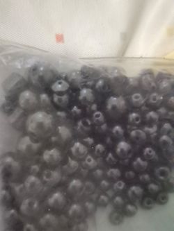 Bag have assorted black beads