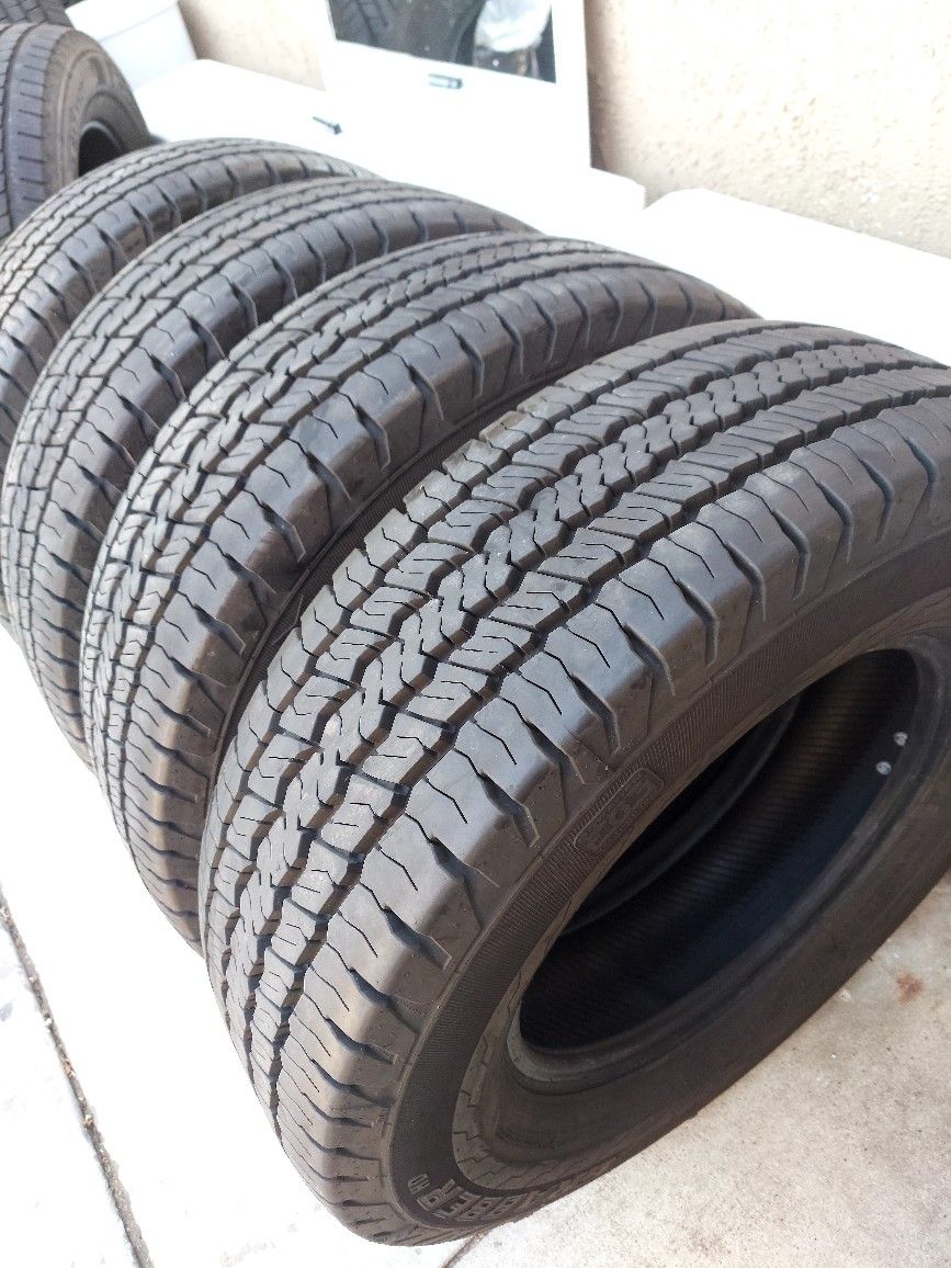 4 Newer Tires 225/75/16C...LOAD E..10 Ply Rated. for Sale in Palmdale