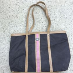 Pink, tan, and Black handbag tote by Liz Claiborne 