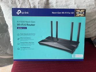 TP Link Wi-Fi 6 Router