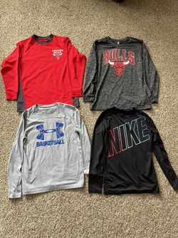 Boys Name Brand Long Sleeve Shirts, Size L