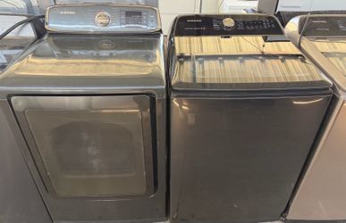SAMSUNG - BEAUTIFUL WASHER AND DRYER ELECTRIC  IN EXCELLENT CONDITION