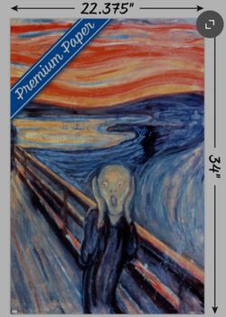 "The Scream" by Edvard Munch Wall Poster Trends International brand new