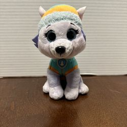 Ty Beanie Boo Everest Paw Patrol Dog Purple Puppy Plush Toy Stuffed Animal 2012